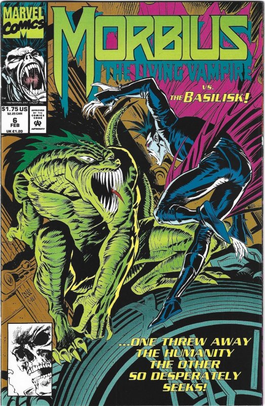 Morbius: The Living Vampire #2 through 6 (1992)