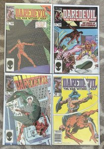 Daredevil #223,224,225,226 1985 Lot Marvel Comics