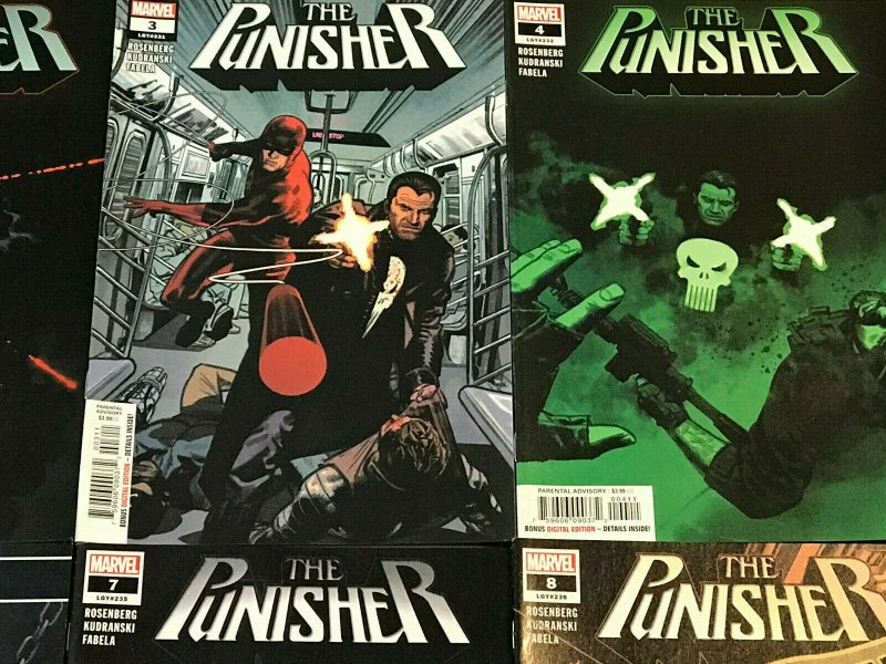 PUNISHER#1-13 VF/NM LOT (12 BOOKS) 2017 MARVEL COMICS