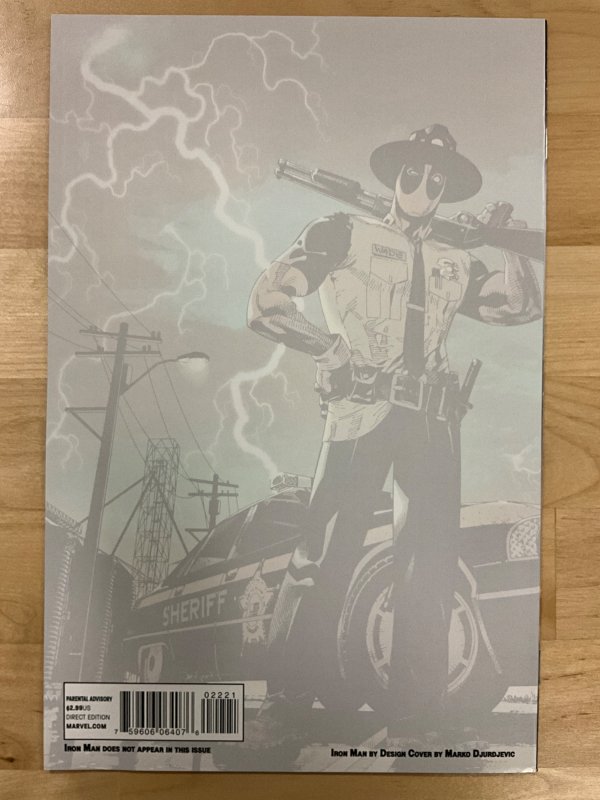 Deadpool #22 Iron Man Cover (2010)