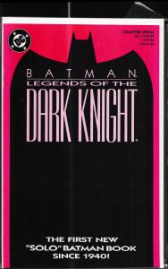 Legends of the Dark Knight #1 (1989) Batman