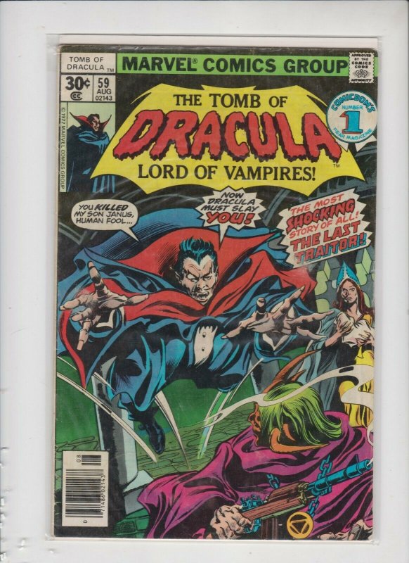 TOMB OF DRACULA #58 & 59 1977 MARVEL / #58 LOW / #59 MED