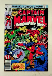 Captain Marvel #50 Marvel Bronze Age Newsstand 1977