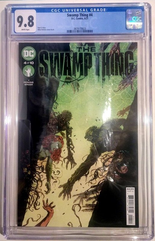 The Swamp Thing #4 (CGC 9.8, 2021)