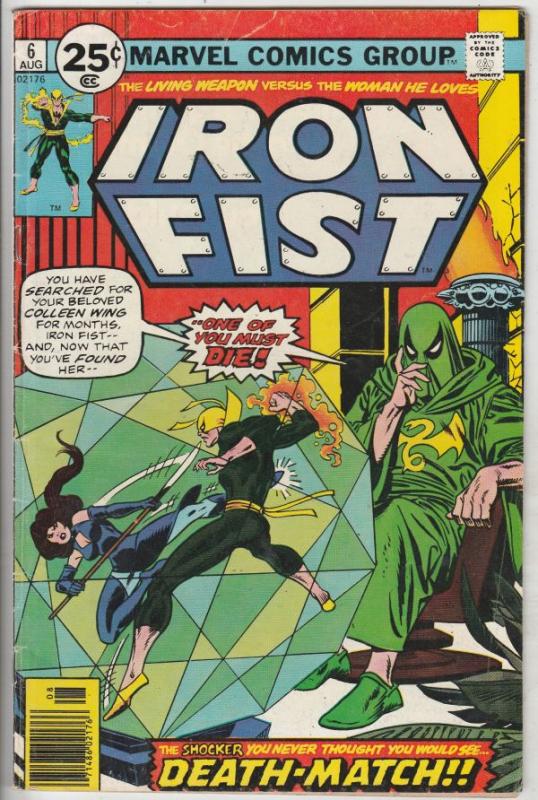 Iron Fist #6 (Aug-76) FN/VF Mid-High-Grade Iron Fist