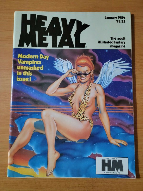 Heavy Metal January 1984 ~ VERY FINE - NEAR MINT NM ~ illustrated Magazine