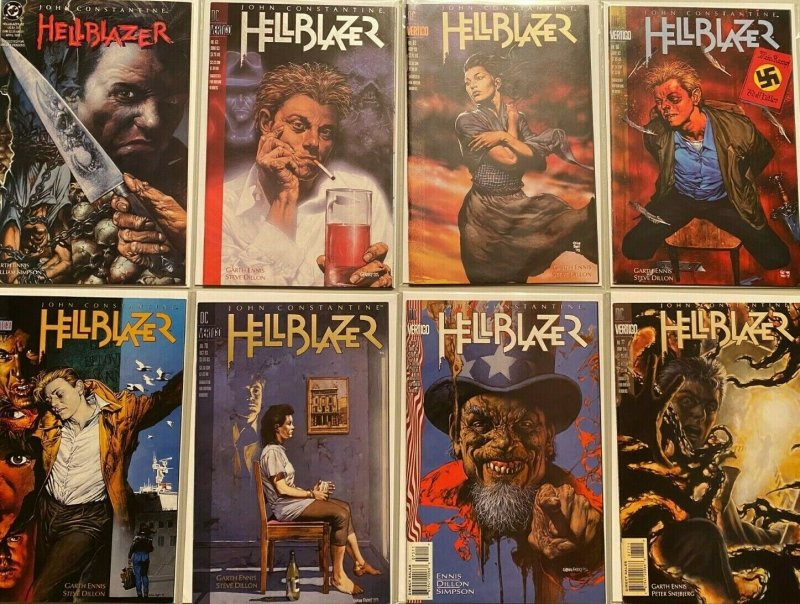 Hell Blazer comic lot from:#52-234 50 difference 8.0 VF (1992-2007)