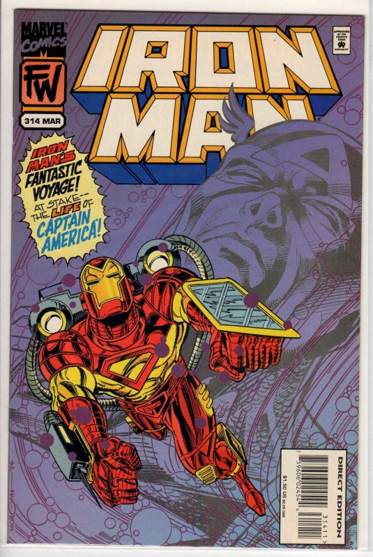 Iron Man #314 Direct Edition (1995) 9.6 NM+