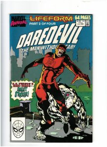 Daredevil Annual #6 Marvel 1989 Lifeform VF/NM 9.0 