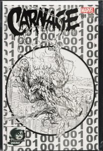 Carnage #1 Phantom Sketch Cover (2016) Carnage