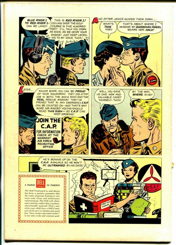 Milton Caniff''s Steve Canyon-Four Color Comics #737 1956-Dell-TV series-VG