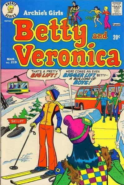 Archie's Girls Betty And Veronica #219 VG; Archie | low grade comic - save on sh