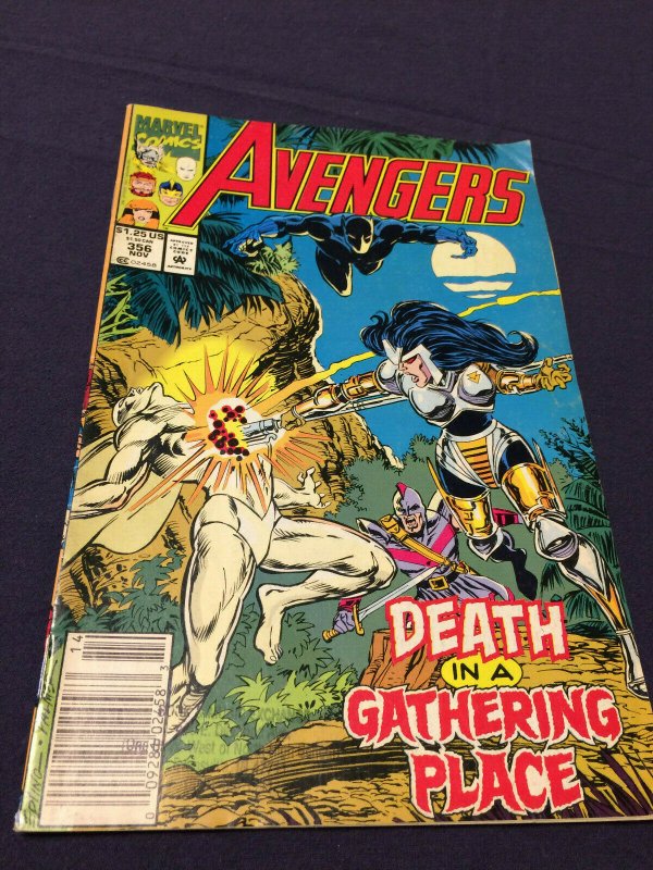 Avengers #356 Marvel Comics (1992) Death in a Gathering Place VF 