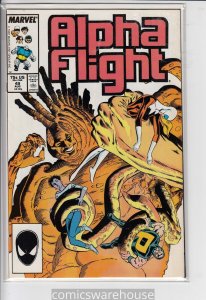 ALPHA FLIGHT (1983 MARVEL) #49 VF A07467