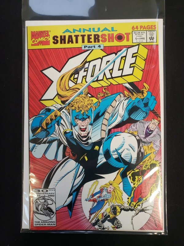 MISC MARVEL ANNUALS 3PC (VF/NM) X-FACTOR, THE INCREDIBLE HULK, X-FORCE 1992