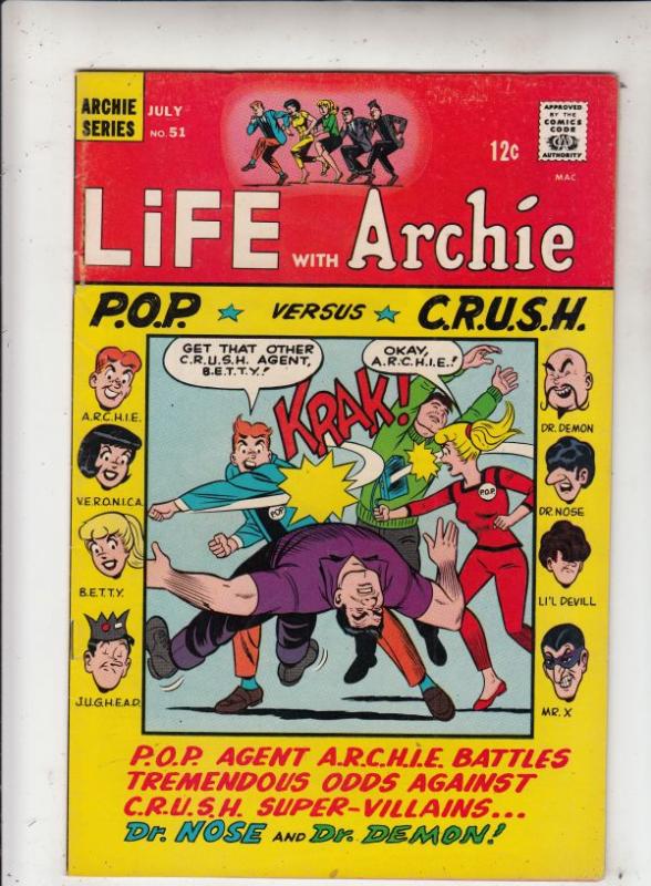 Life with Archie #51 (Jul-66) VF/NM- High-Grade Archie, Jughead, Betty, Veron...