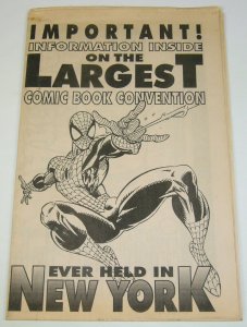 New York Comic Book Spectacular 1994 Newspaper - spider-man - program guide 