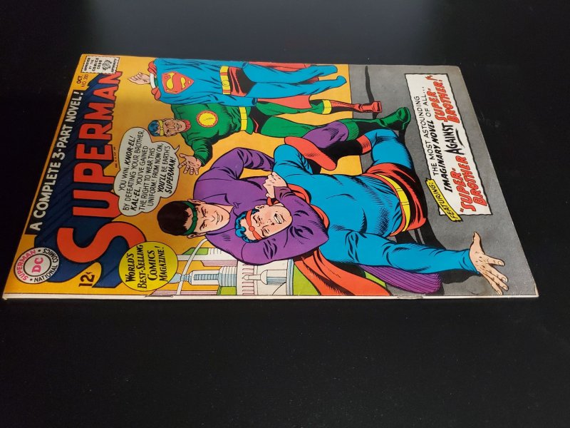 Superman #200,1967,Silver Age Brothers Kal-el and Knor-el Krypton