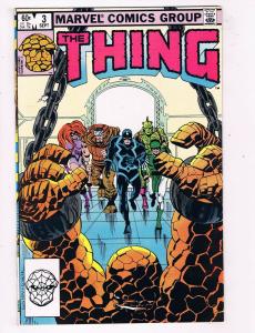 The Thing #3 VF/NM Marvel Comics Comic Book Fantastic Four Sept 1983 DE45