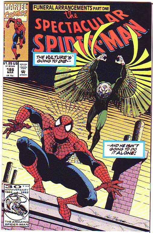 Spider-Man, Peter Parker Spectacular #186 (Jun-92) NM/NM- High-Grade Spider-Man