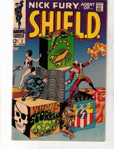 Nick Fury, Agent of SHIELD #1 (1968) VF/NM 50% OFF WOW!! Nick Fury, S.H,I.E.L.D.