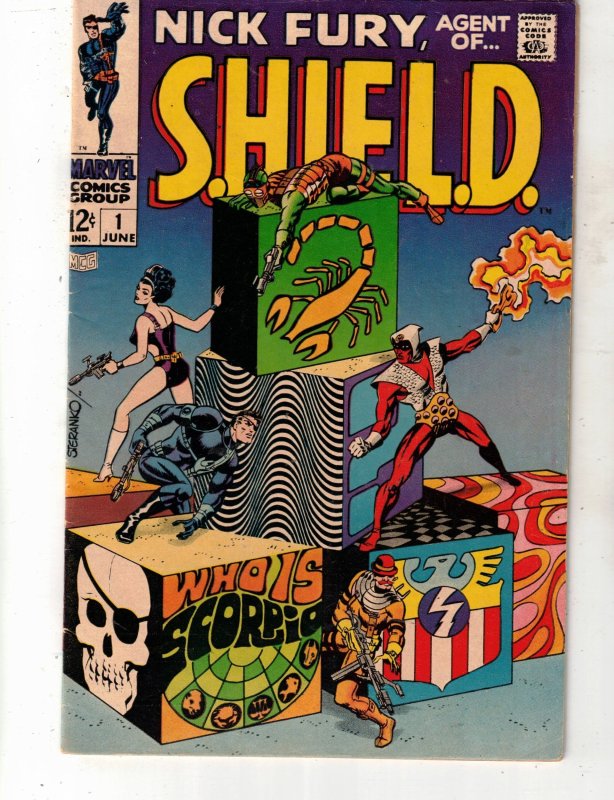 Nick Fury, Agent of SHIELD #1 (1968) VF/NM 50% OFF WOW!! Nick Fury, S.H,I.E.L.D.