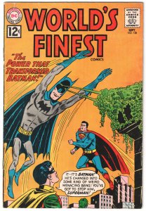 World's Finest Comics #128 (1962) Superman and Batman and Robin