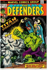 Defenders(Vol. 1) # 11, 12  Black Knight, Hulk, Dr. Strange, Sub Mariner,