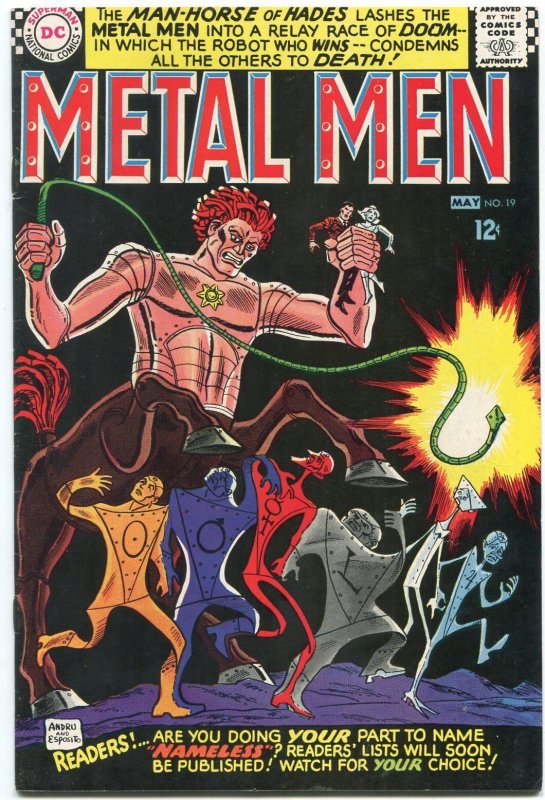 Metal Men #19 1966- DC Silver Age- Man Horse of Hades VF