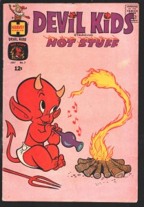 Devil Kids  #7 19663-Harvey-Starring Hot Stuff -Early issue-Stumbo the Giant ...