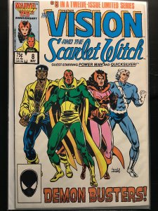 The Vision and the Scarlet Witch #8 Direct Edition (1986)