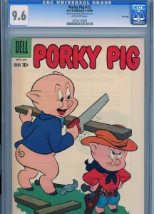 Porky Pig 72  CGC 9.6 from 1960!  File Copy! High Grade Silver!
