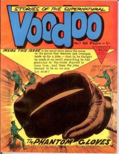 VOODOO (1961 L MILLER) 7 UK Atlas reprints VF-NM COMICS BOOK