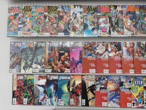 Huge Lot 180+ Comics W/ Sub-Mariner, Spider-Man, X-Force+ Avg VF- Condition!