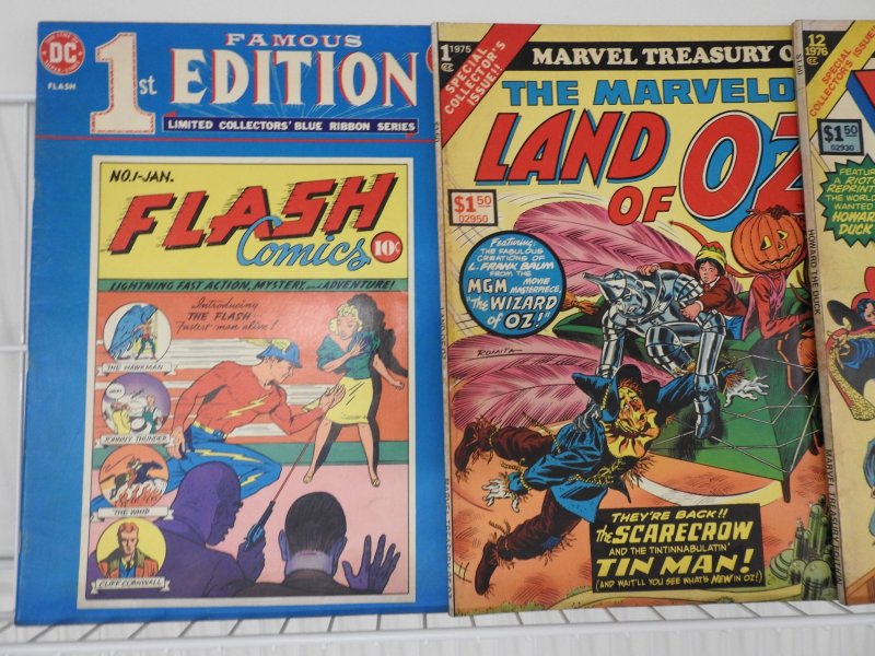 Huge Lot of Treasury Editions Marvel/DC Supes vs Ali, Spidey,  37 Treasuries!