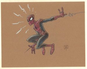 Spider-Man Color Commission - Signed art by Chad T.