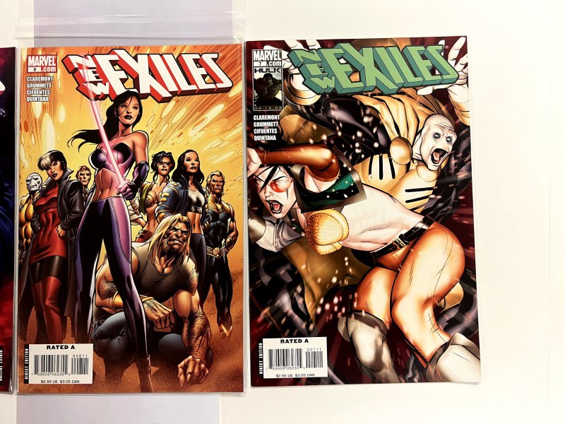 3 New Exiles Marvel Comic Books # 7 8 9 Avengers Defenders Hulk Thor 15 JS19