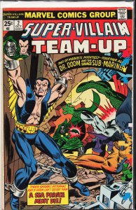 Super-Villain Team-Up #2 (1975) Namor the Sub-Mariner
