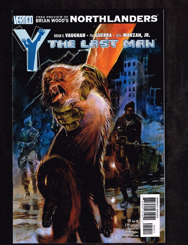 The Last Man #59 & #60~Final Issue/TV show coming/Northlanders preview~(9.2OB)WH