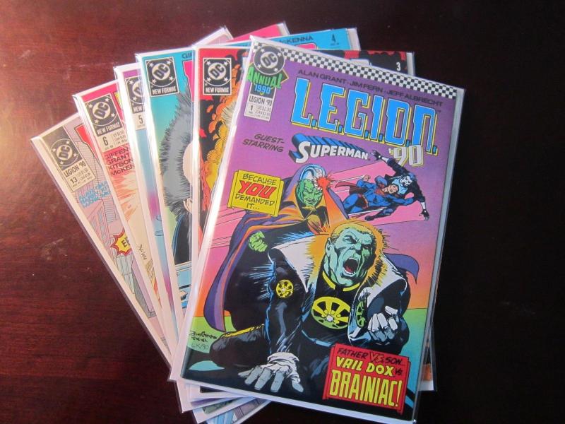 Legion (1989) Annual #1 + Legion (1989 1st Series) #3-6 + #13 - 9.0 - 1989-1990