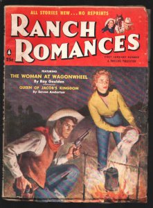 PULP:  Ranch Romances 12/25/1956-Movie feature Pillars in the Sky with Jeff C...