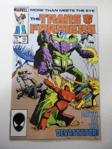 The Transformers #10 (1985) VF Condition