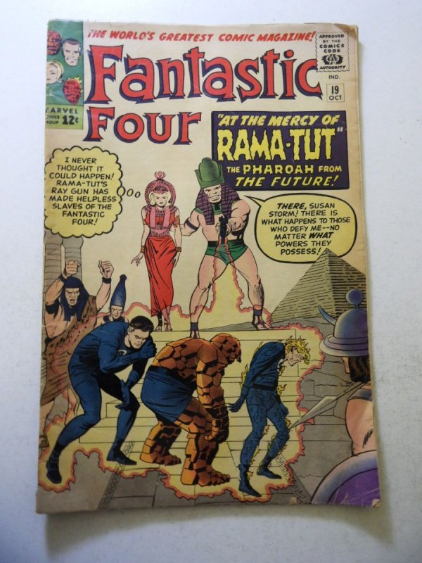 Fantastic Four #19 (1963) 1st App of Ruma-Tut! GD/VG Condition