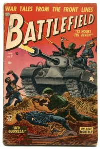 Battlefield #7 1953-Atlas Korean War comic- G/VG