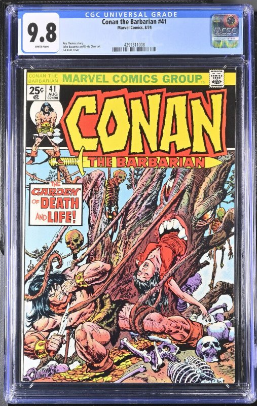 Conan The Barbarian #41 CGC 9.8--1974--comic book--Marvel--4291311008