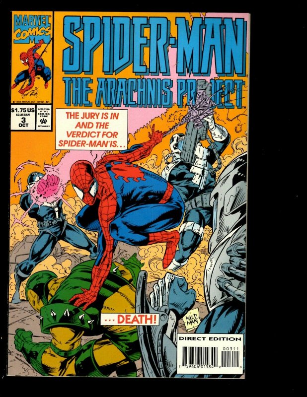 10 Comics Spider-Man Arachnis Project #2(2) 3 Web Of Doom #1(2) 2 3 +MORE J403