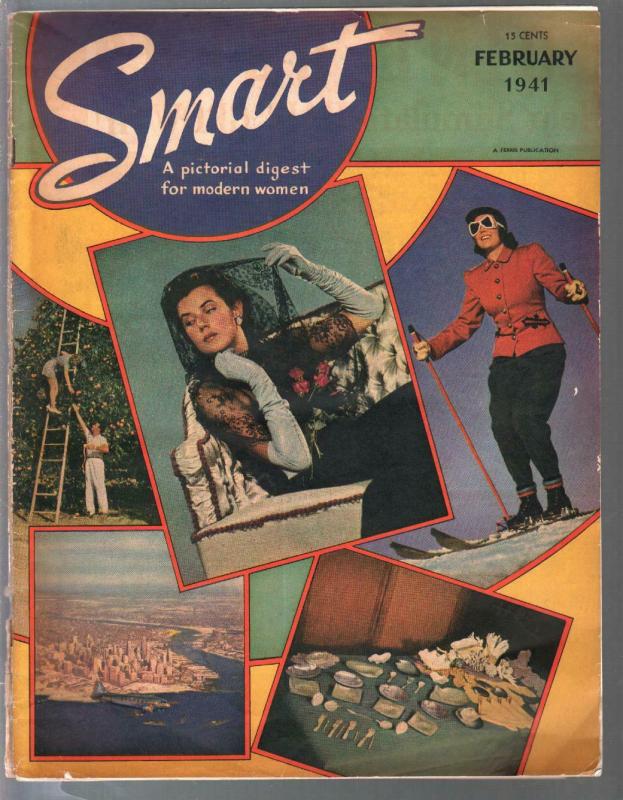 Smart #1 2/1941 1st issue-fashion-entertainment-art-air travel-VG