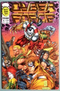 Cyber Force (1993) #1 NM Gold Embossed Logo Silvestri Variant Cover Image Comics