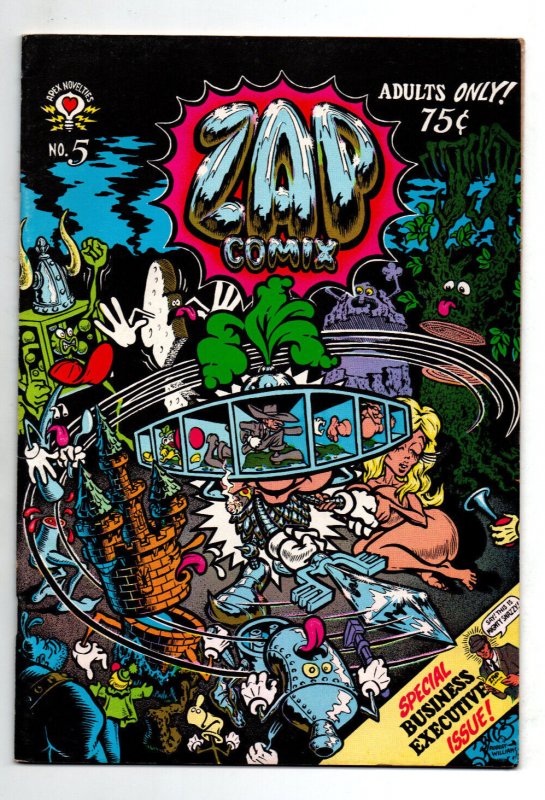 Zap Comix #1 2 4 5 6 7 8 9 & 11 (9 issues) - R Crumb - Apex - Underground - VF