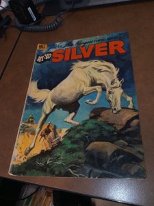 The Lone Rangers Famous Horse HI-YO SILVER 7 dell comics 1953 golden age western